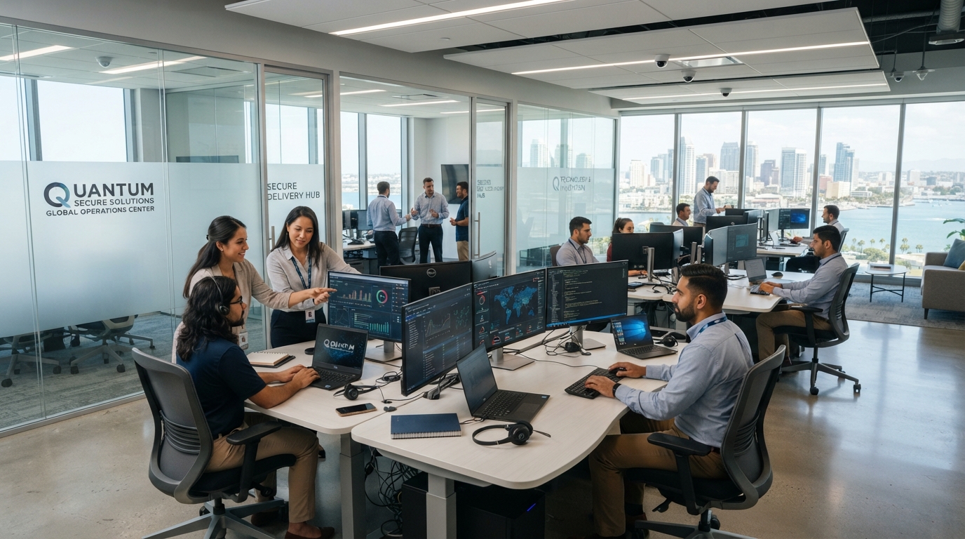 State-of-the-art secure offshore delivery engineering centre and security operations floor